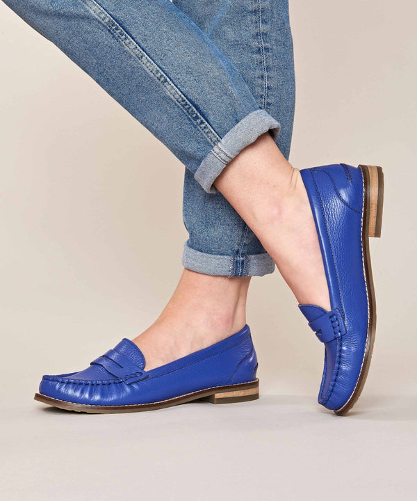 PETREL LEATHER ROYAL BLUE