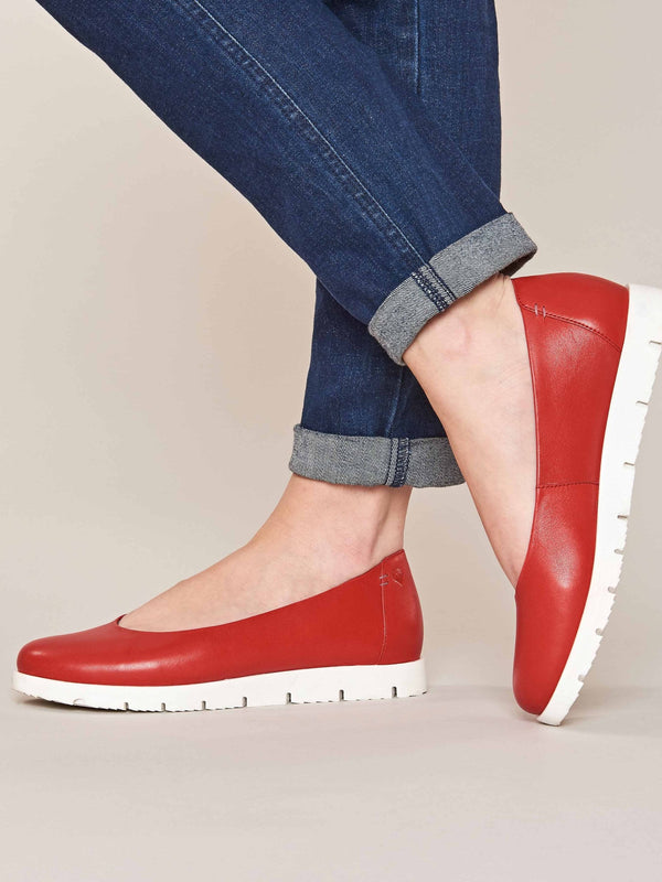 JIN BRIGHT POPPY RED