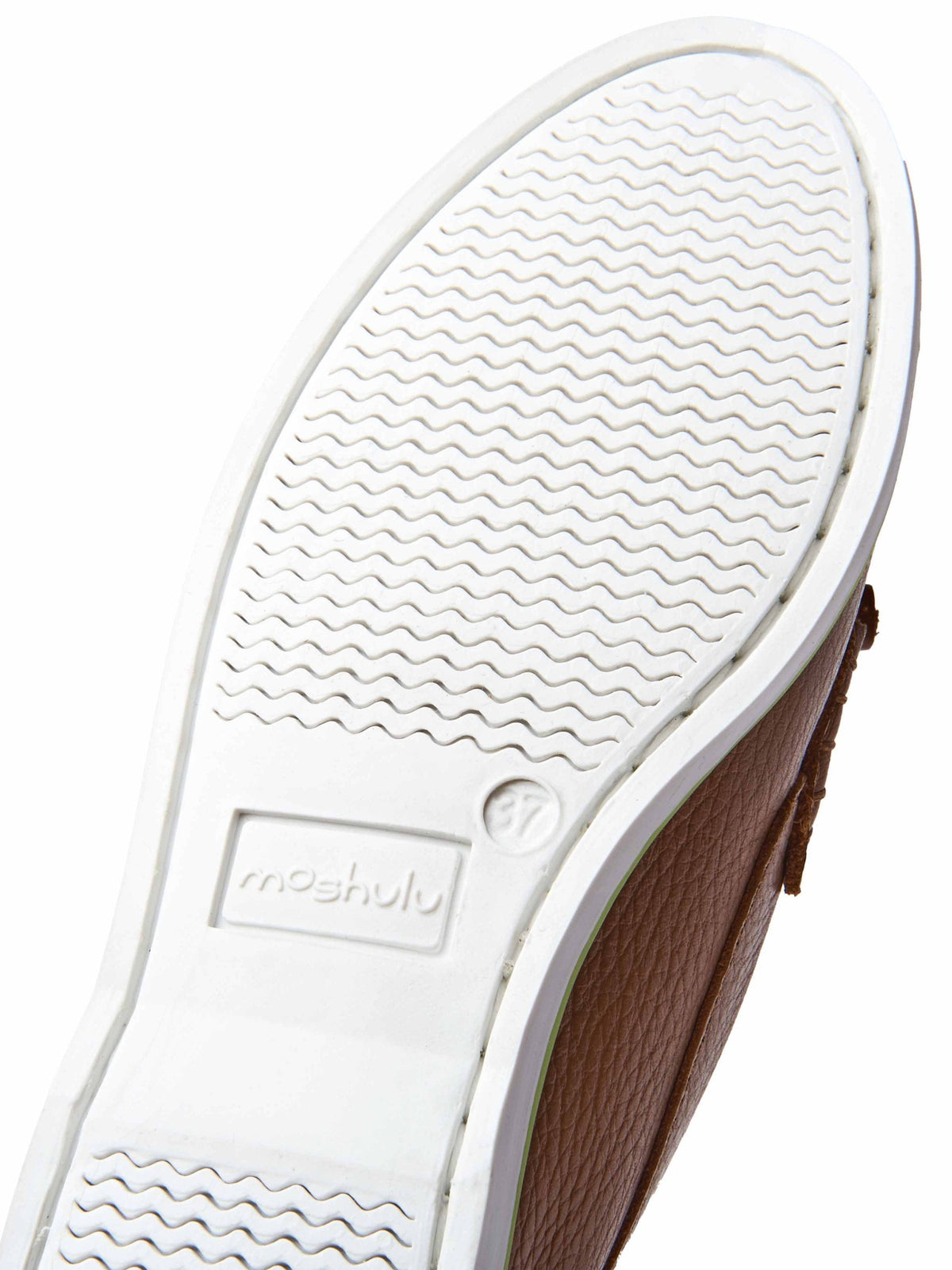 Blue ladies' moccasin loafer - MAENPORTH AQUA