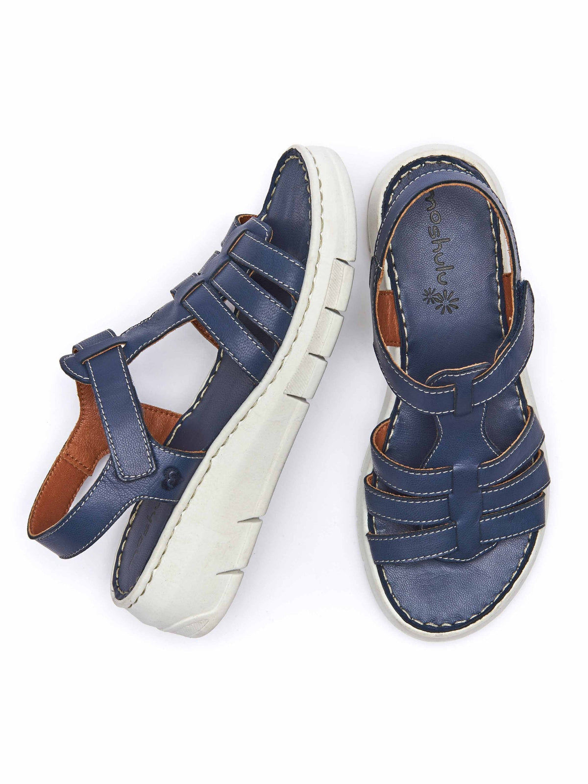 Blue Low-wedge fisherman sandals - INSTOW INDIGO