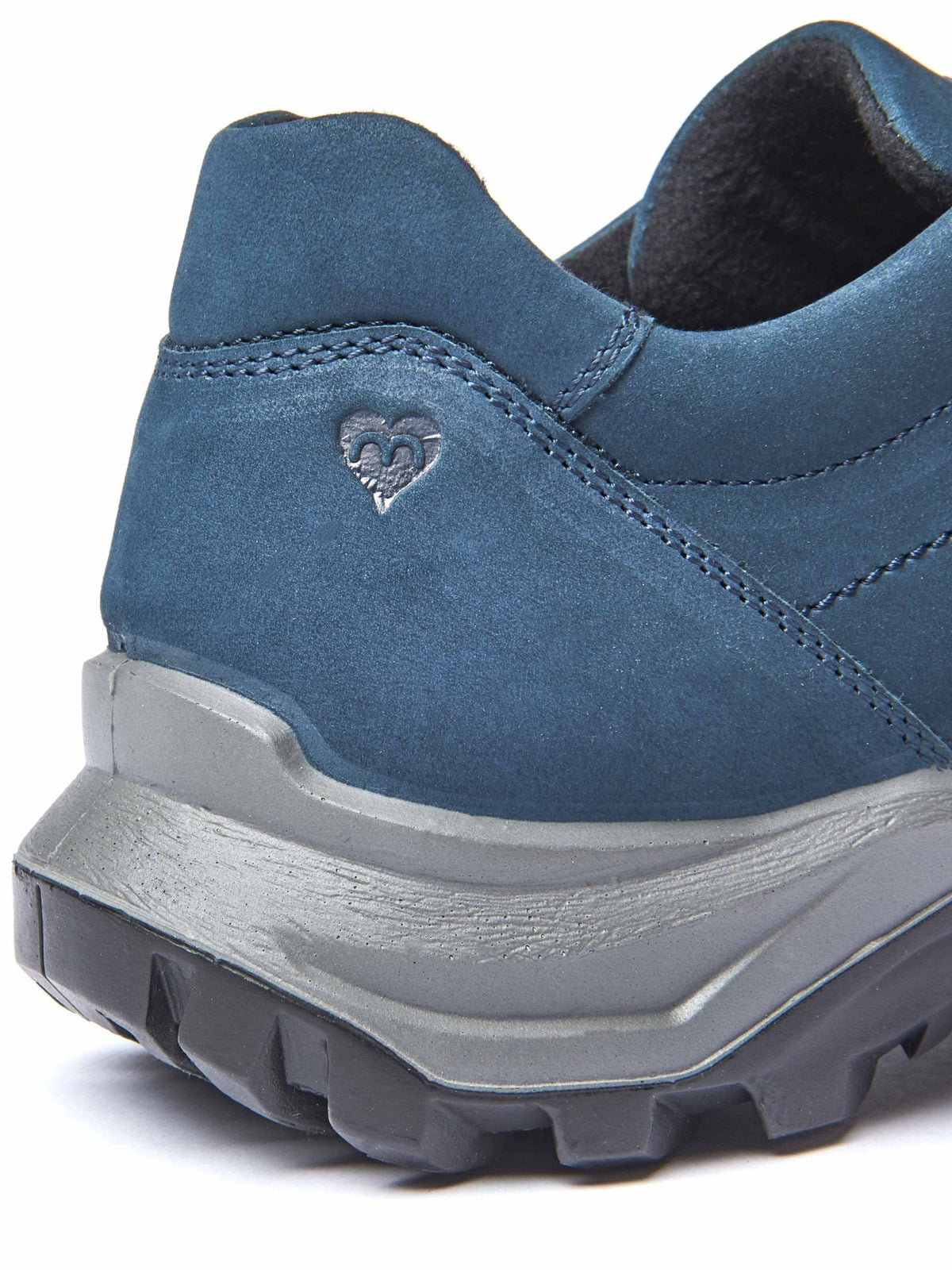 Blue Suede walking trainers - BERGEN INDIGO