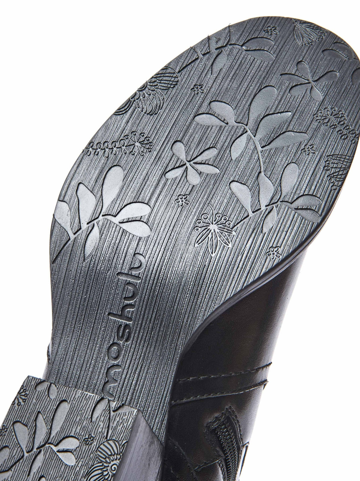 Black leather Western heeled ankle boots - MORISOT LEATHER BLACK