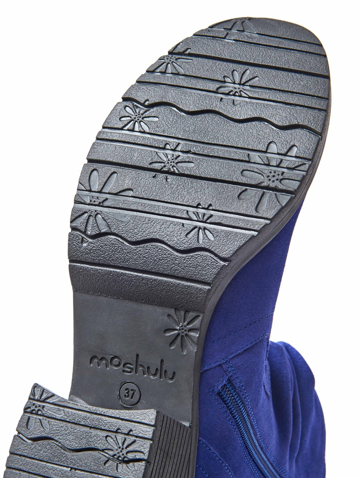 Blue heeled suede ankle boots - TAYLOR 3 ROYAL BLUE