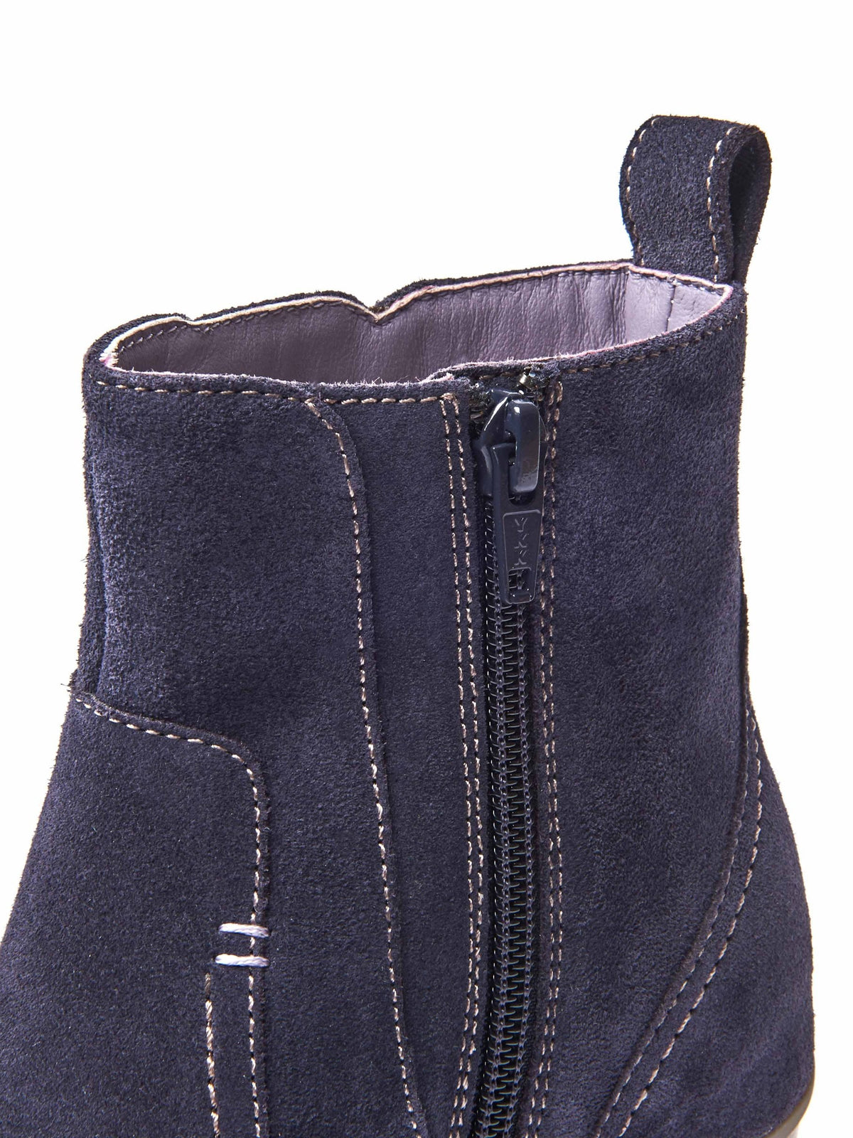 Blue western inspired heeled ankle boots - MORISOT DARK TEAL