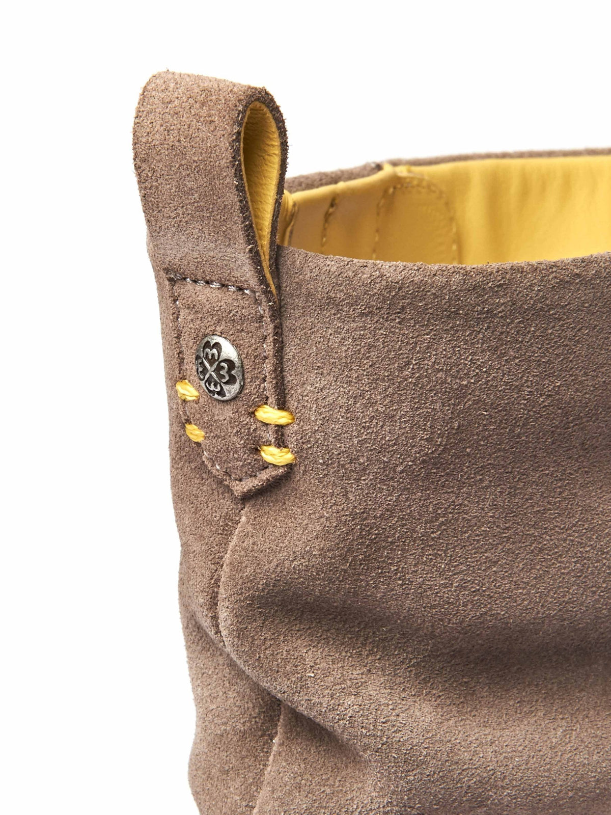 Neutral / Grey mid-calf slouched boots - LAINA PORTOBELLO GREY