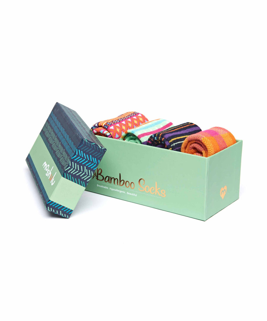 APRES SKI SOCK BOX VIBRANT MULTI