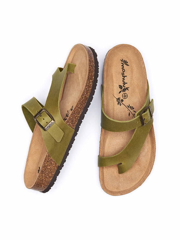 WILMA WAXY PESTO GREEN