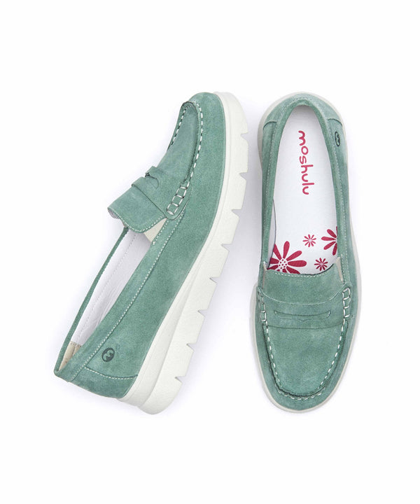 SHEARWATER SEA MIST SUEDE