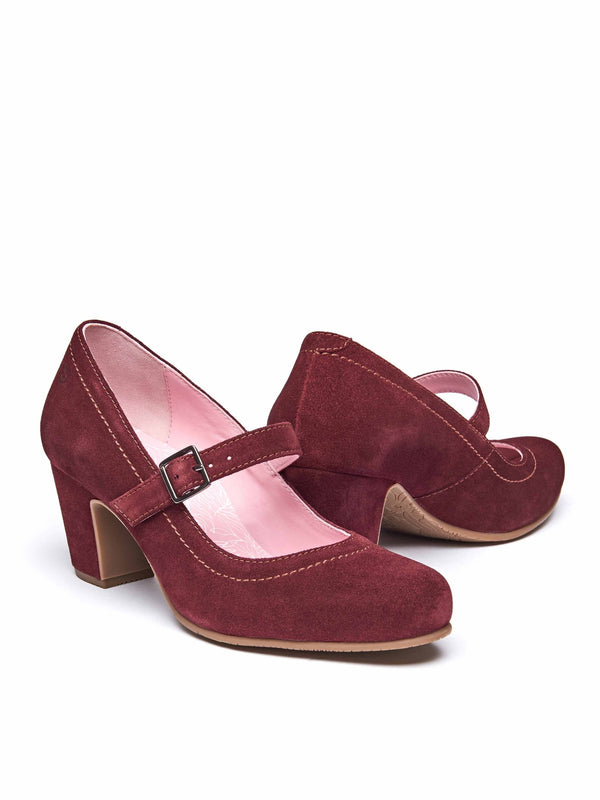 BIAMBI SUEDE ZINFANDEL RED