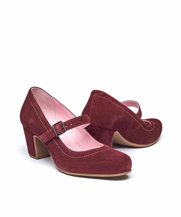 BIAMBI SUEDE ZINFANDEL RED