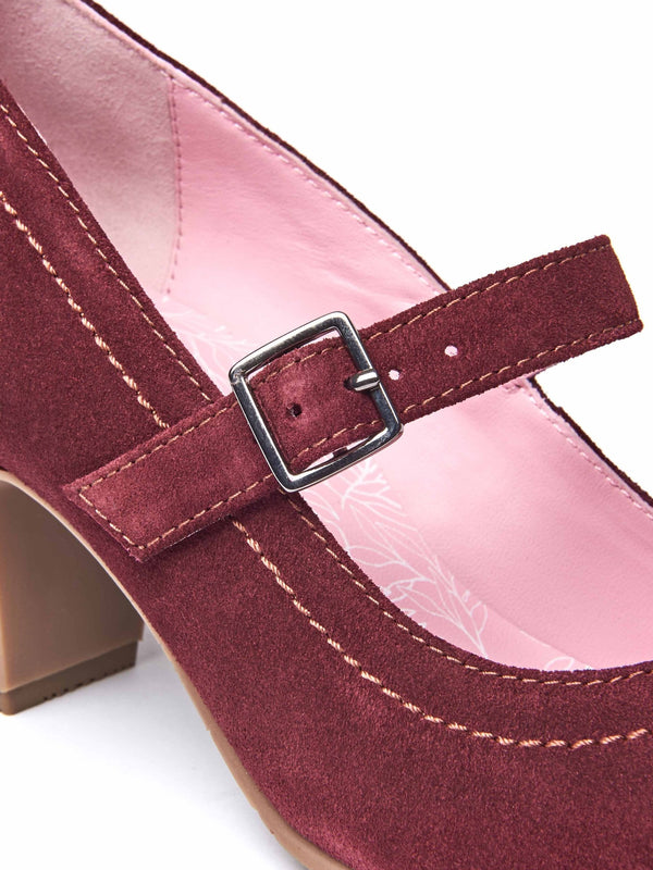 BIAMBI SUEDE ZINFANDEL RED