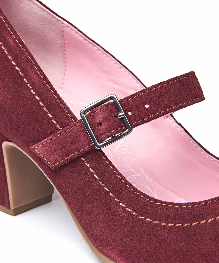 BIAMBI SUEDE ZINFANDEL RED