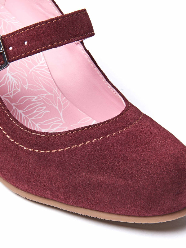 BIAMBI SUEDE ZINFANDEL RED