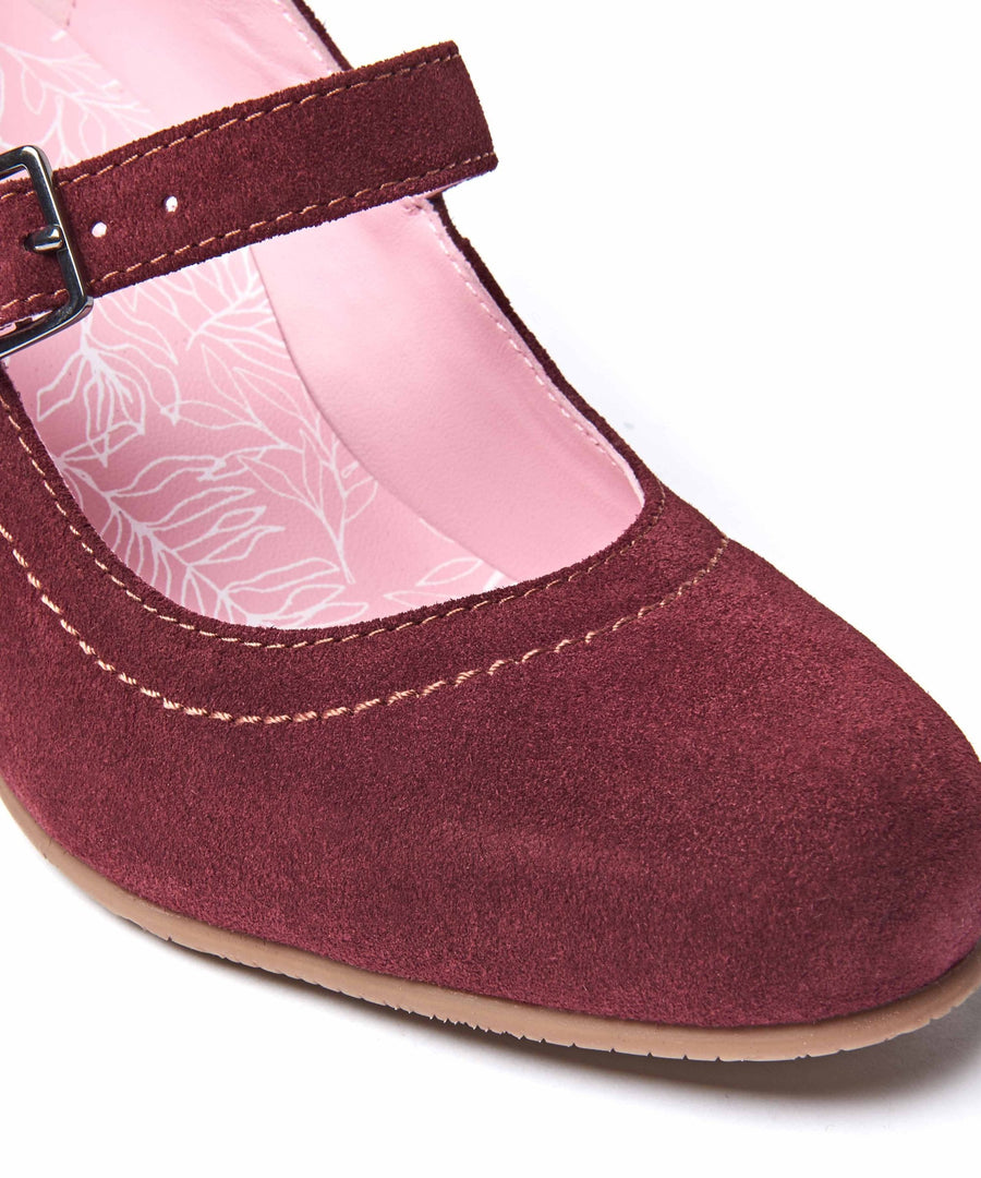 BIAMBI SUEDE ZINFANDEL RED
