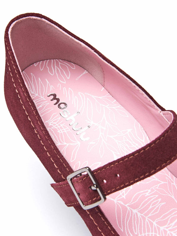 BIAMBI SUEDE ZINFANDEL RED