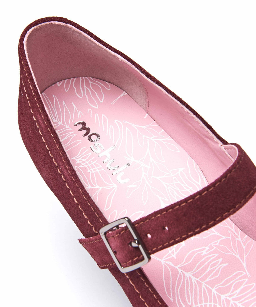 BIAMBI SUEDE ZINFANDEL RED