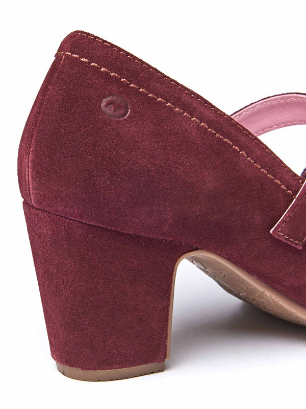BIAMBI SUEDE ZINFANDEL RED