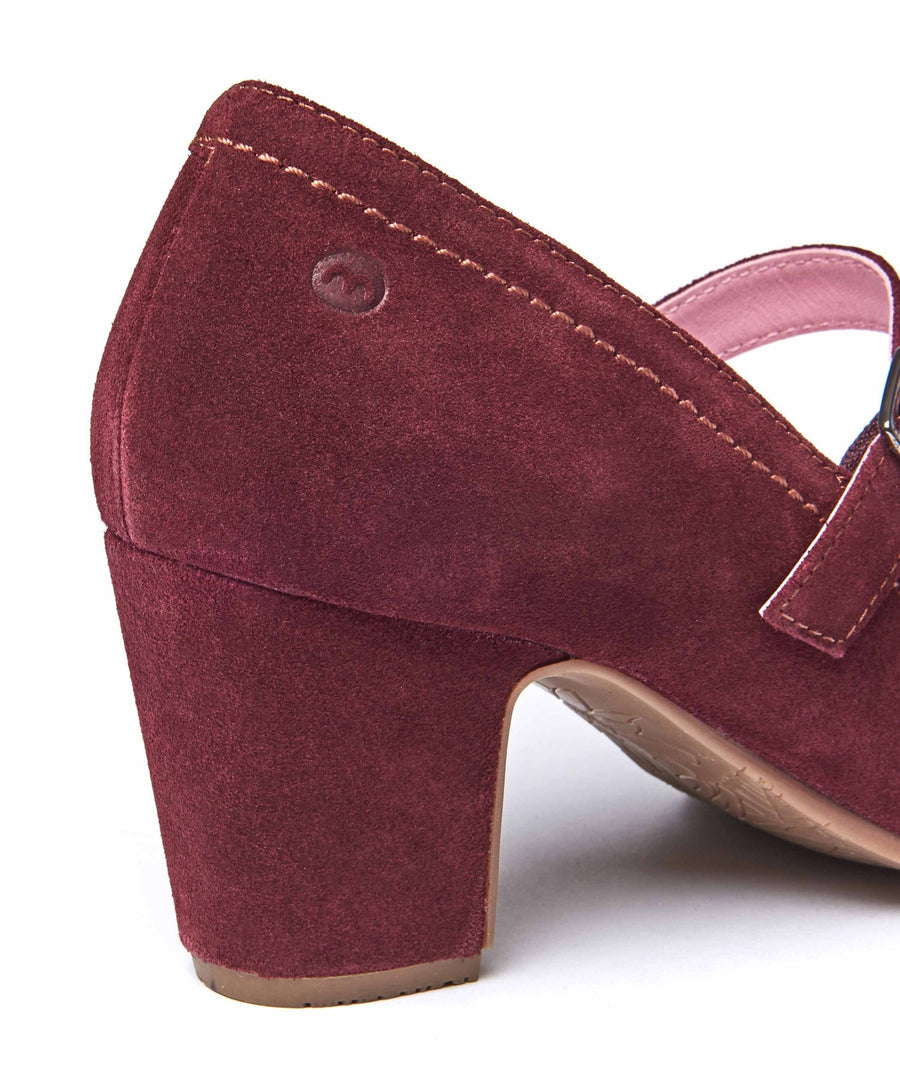 BIAMBI SUEDE ZINFANDEL RED