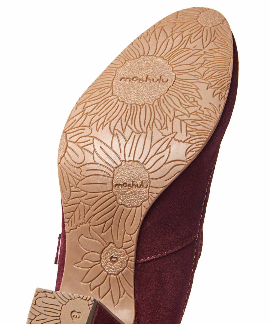 BIAMBI SUEDE ZINFANDEL RED