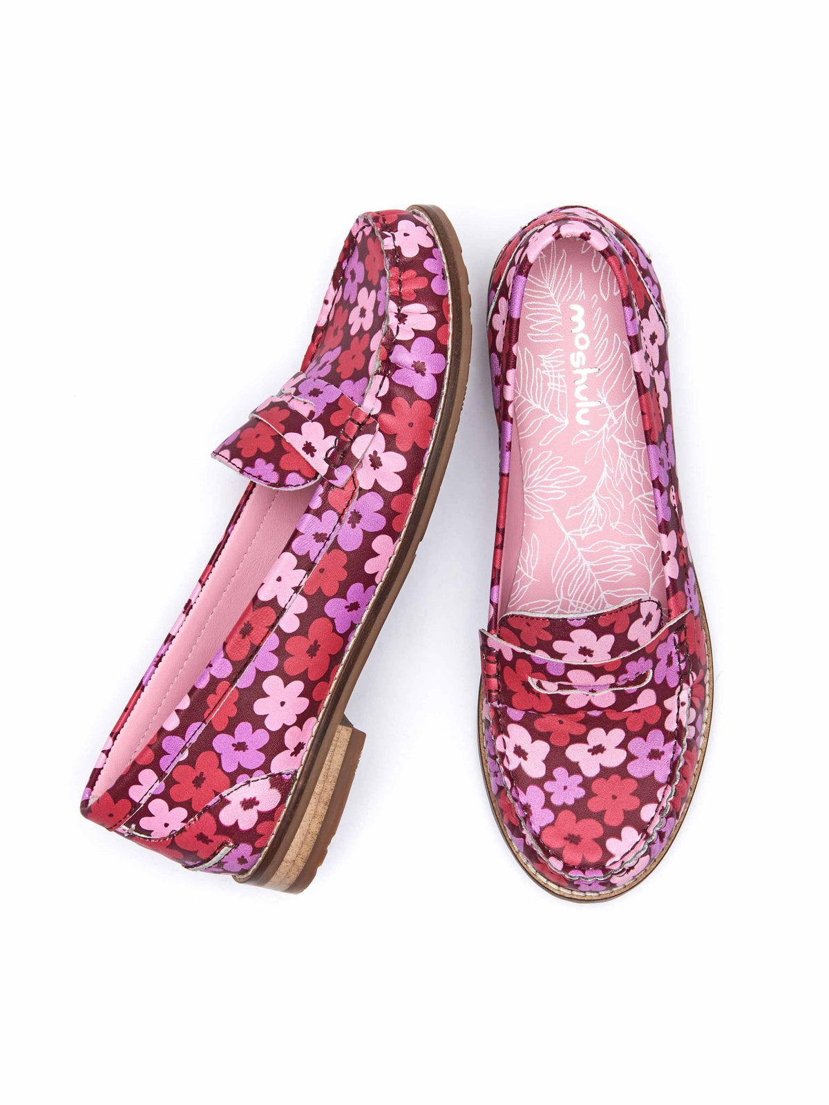 PETREL LEATHER ZINFANDEL BOLD FLORAL