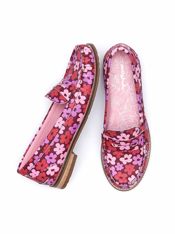 PETREL LEATHER ZINFANDEL BOLD FLORAL