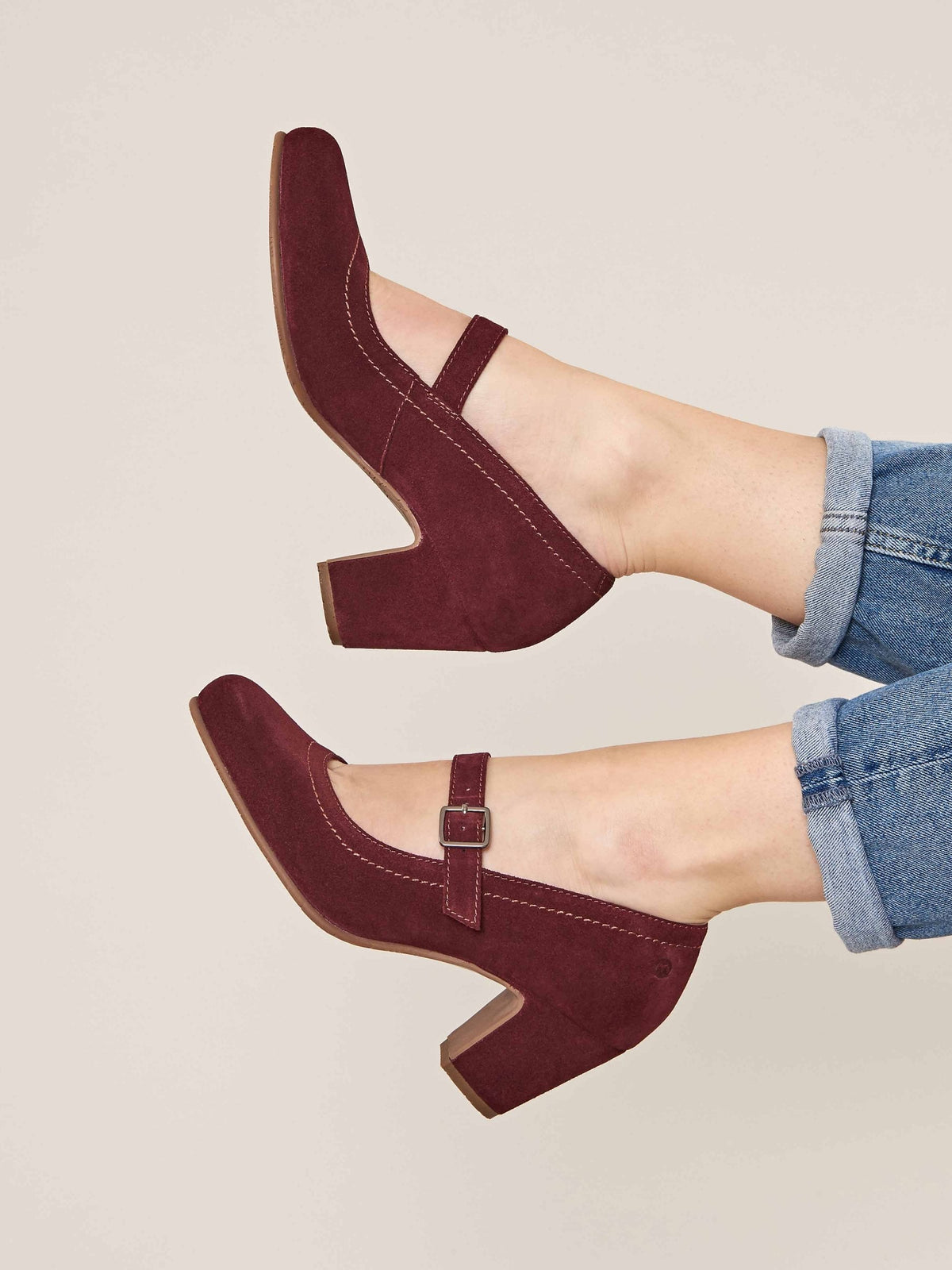 BIAMBI SUEDE ZINFANDEL RED