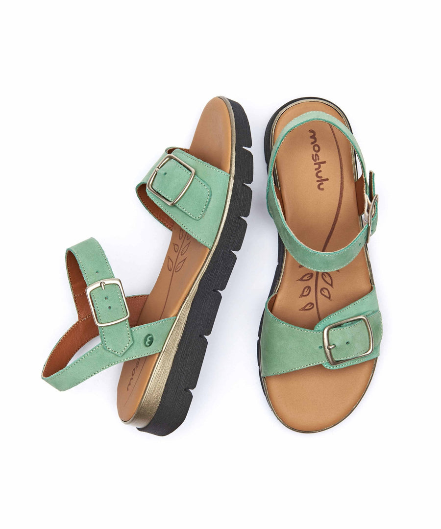 PHILLY GLACIAL GREEN NUBUCK