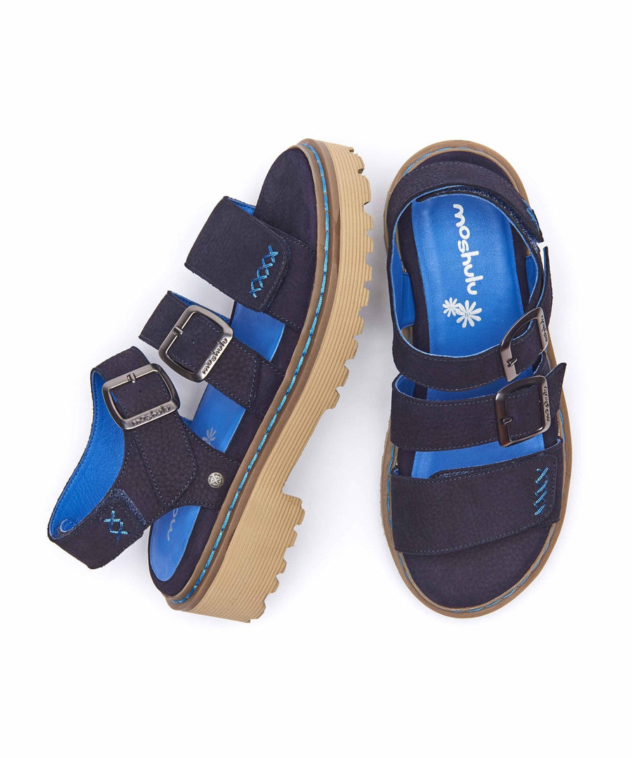 DIANTHA INDIGO NUBUCK