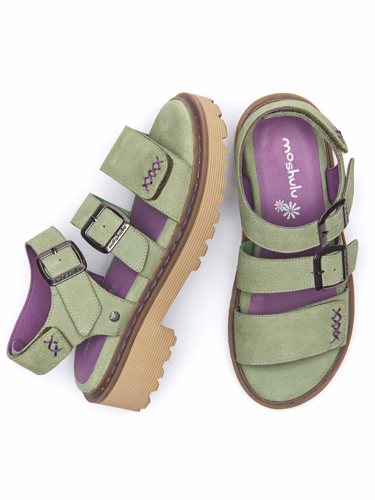 DIANTHA SAGE GREEN NUBUCK