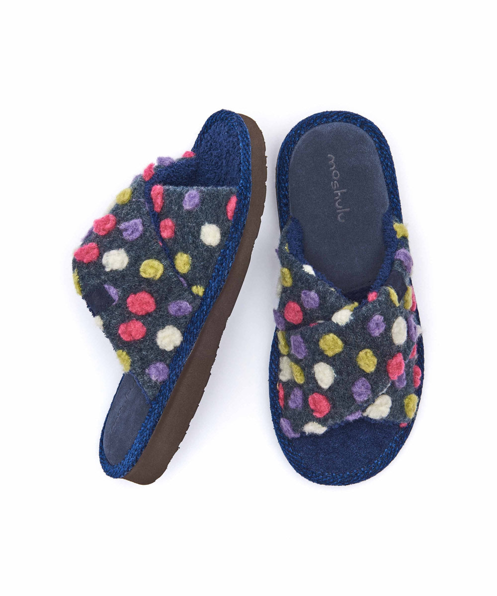 MALIA SLIDE INDIGO