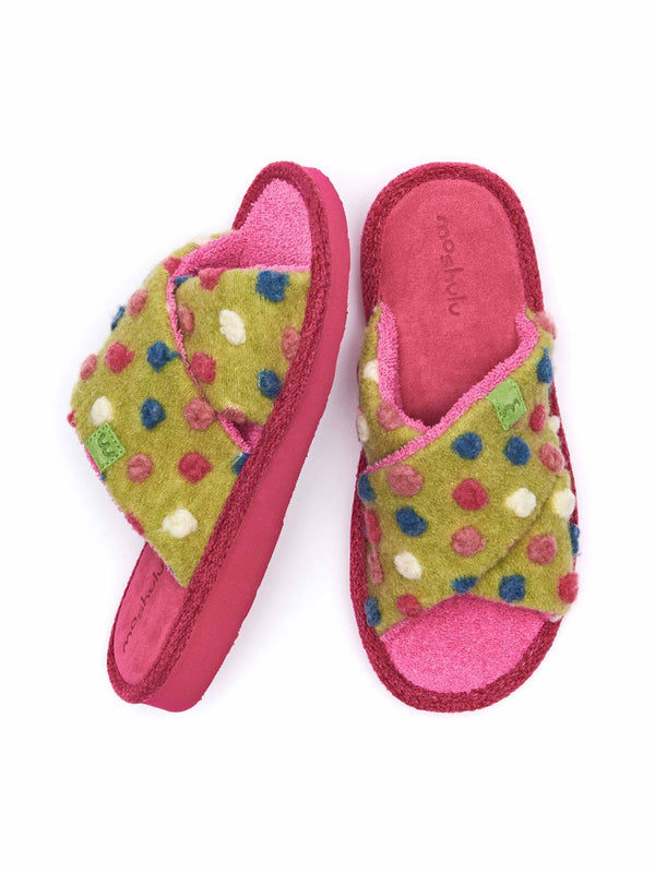 MALIA SLIDE MATCHA GREEN