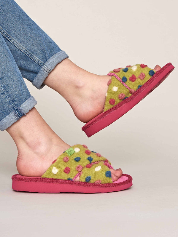 MALIA SLIDE MATCHA GREEN