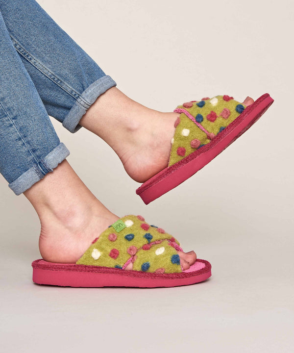 MALIA SLIDE MATCHA GREEN