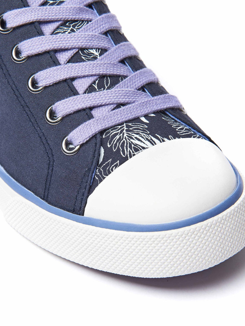 Blue casual lace-up trainers - MARRAKECH 4 AQUA