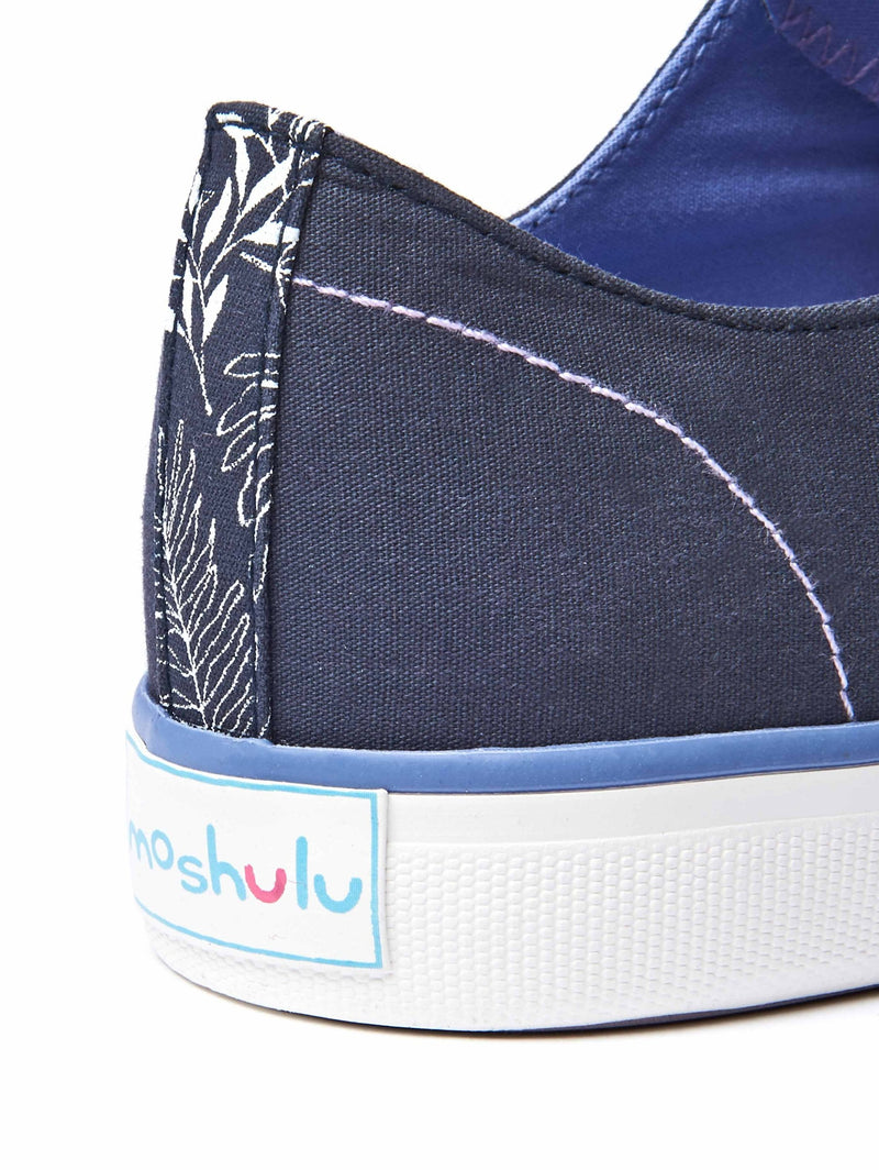 Blue casual lace-up trainers - MARRAKECH 4 AQUA