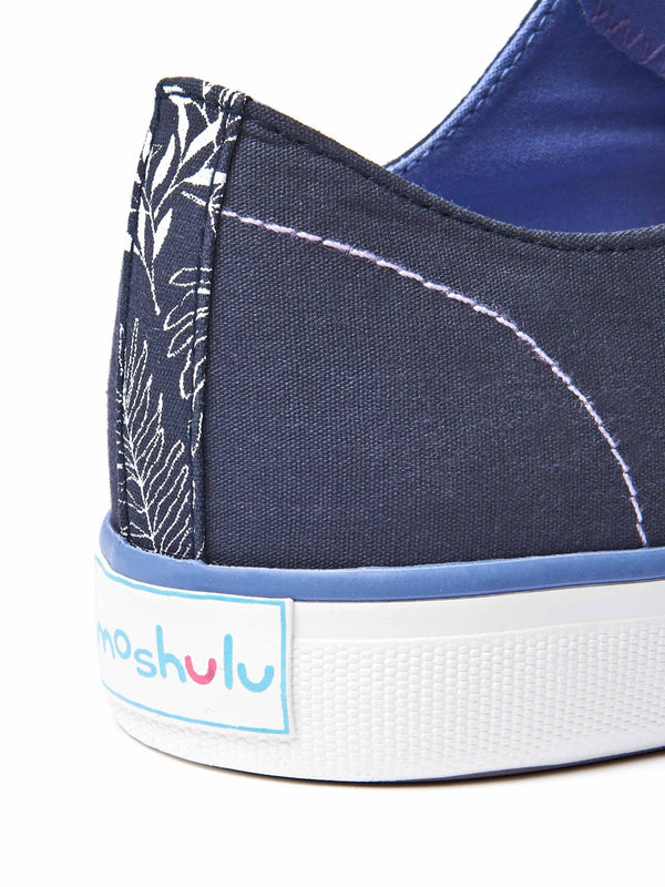 Blue casual lace-up trainers - MARRAKECH 4 AQUA