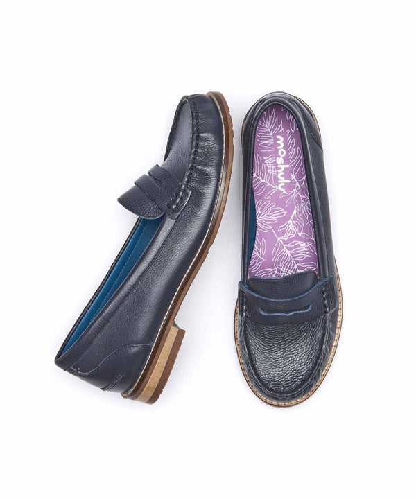 PETREL LEATHER INDIGO