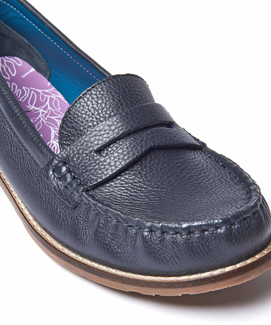 PETREL LEATHER INDIGO