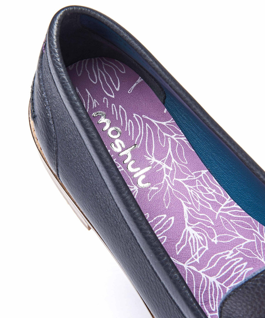 PETREL LEATHER INDIGO