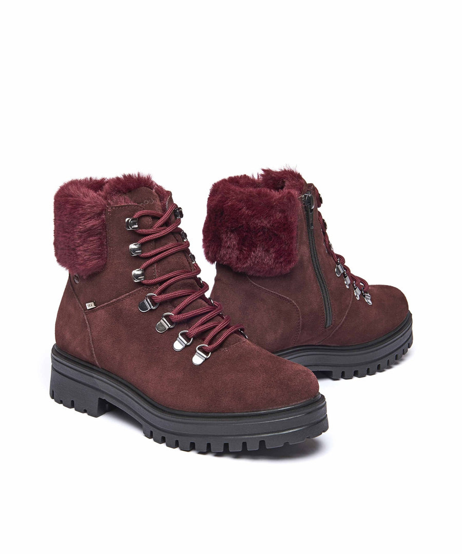 GABBY ZINFANDEL RED SUEDE