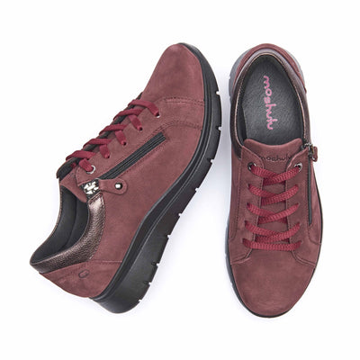 KENSEY ZINFANDEL RED NUBUCK