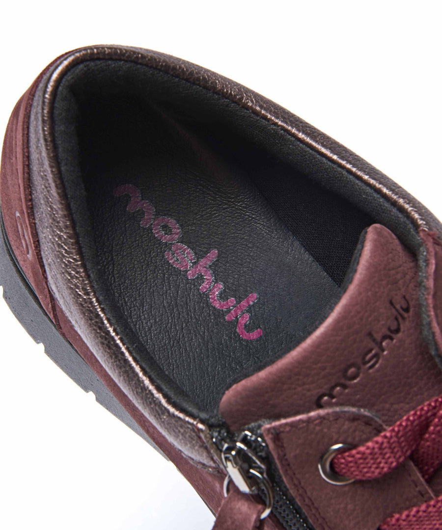 KENSEY ZINFANDEL RED NUBUCK