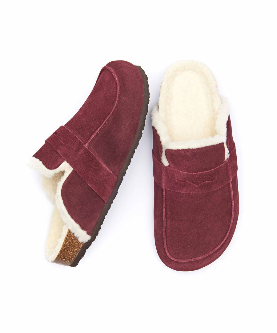 ZINNIA ZINFANDEL RED SUEDE