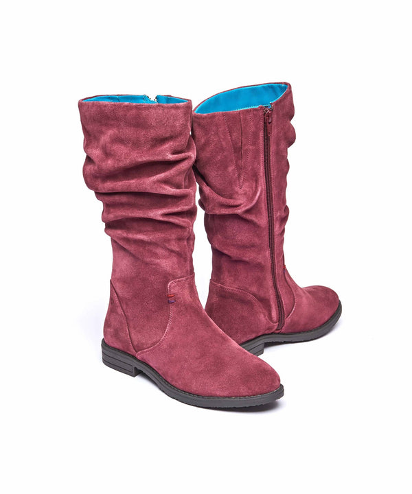 GLACIER SUEDE 2 ZINFANDEL RED