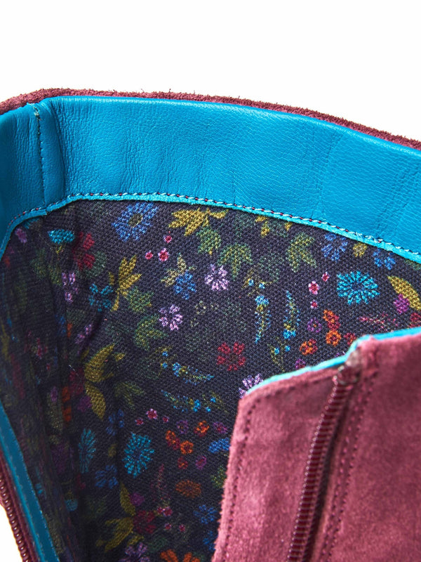 GLACIER SUEDE 2 ZINFANDEL RED