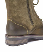 HELGA OLIVE GREEN WAXY