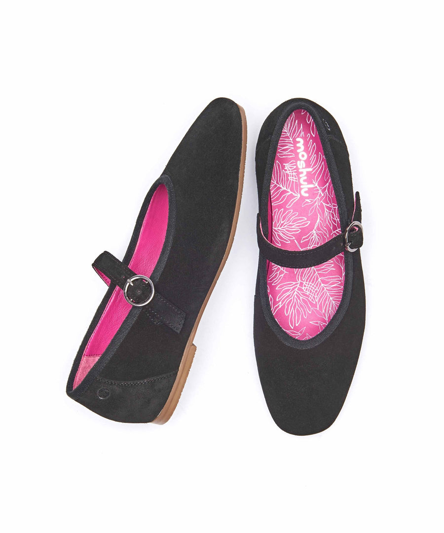MAWGAN BLACK SUEDE