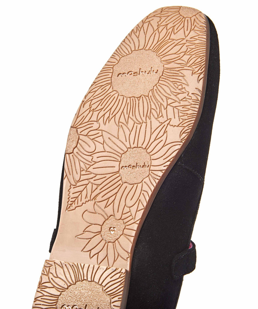 MAWGAN BLACK SUEDE