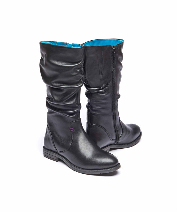 GLACIER LEATHER BLACK