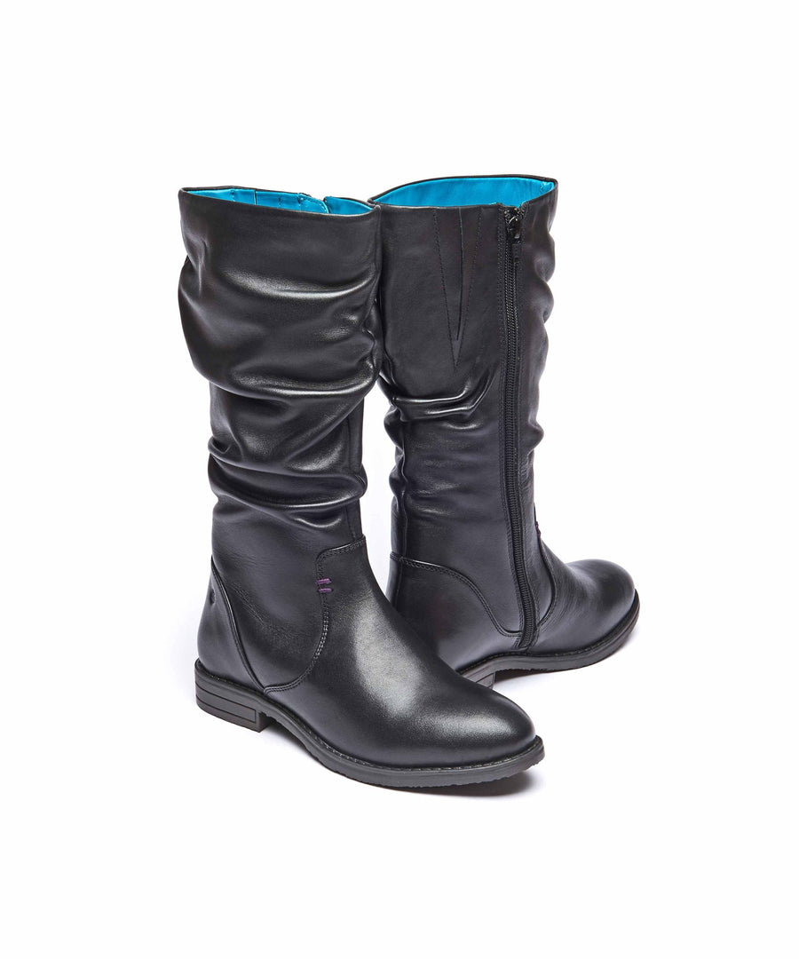 GLACIER LEATHER BLACK